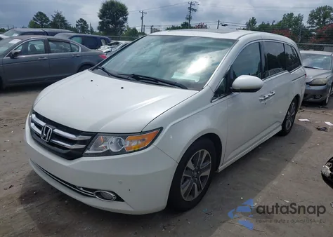 2014 Honda Odyssey Touring/Touring Elite from USA, damaged, VIN 5FNRL5H90EB006047